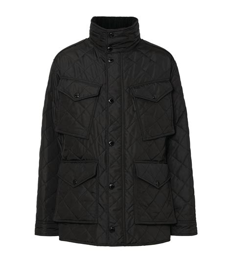 burberry hooded quilted field jacket|burberry thermoregulated quilt jacket.